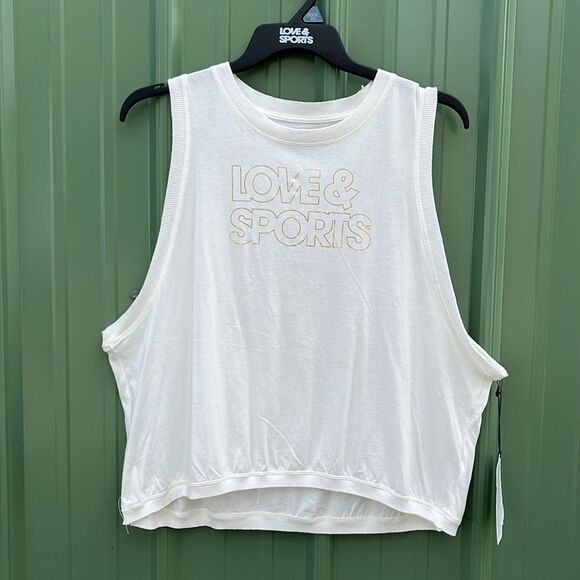 Women’s Plus Logo Muscle Tank Top Shirt Active Workout 2-Pack Size XXXL (22) - Picture 5 of 13